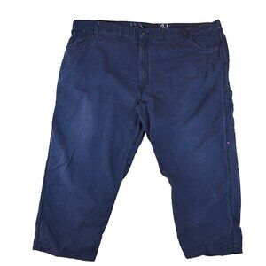 *Paint & Distressing* Carhartt FR Work Pants Navy 54x30 Flame Resistant Canvas